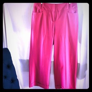 Lane Bryant Wide-Leg High Waist Cuffed Trouser